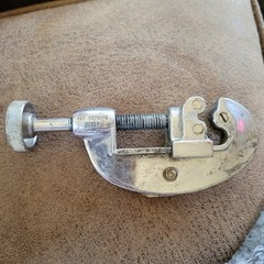 Vuntage FULLER Tubing Cutter Plumbing Tool 1/8&Prime; to 1&Prime; Japan Chrome Plated