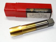 1 pcs VERMONT 3/4&Prime;-14 NPSC 4 Flutes 1.022 TiN Coated Extra Length Pipe Tap USA