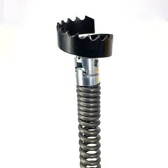 120&prime; Kit S75 BLUEROCK &reg; 3/4&Prime; to 4&Prime; Sectional Drain Machine Snake Sewer Cleaner