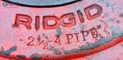 Ridgid Receding Die Head 1224 Pipe Threader/Threading Machine 2-1/2&Prime;-4&Prime; BSPT #6