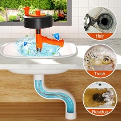 Heavy-Duty 25ft Drain Auger: Manual or Powered for All Your Plumbing Needs