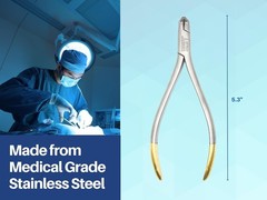 ARTMAN INSTRUMENTS Braces Wire Cutter Orthodontic Distal End Cutter, Large Handl