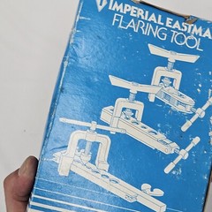 Vintage 1986 Imperial 195-FC Flaring Tool 45 Degree flare 5/8 to 1/2 USA