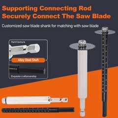 360&deg; Rotating PVC Pipe Cutter Set &ndash; Adjustable Depth, 5 HSS Blades, Portable Too