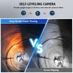 9mm in Thickness 50M cable Sewer Pipe Inspection Camera with 512hz Transmitter