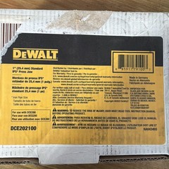 DEWALT DCE202100 1&Prime; STANDARD IPS PRESS JAW TOOL FOR PRESSING CARBON STEEL PIPE