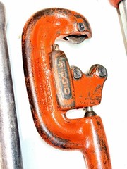 Ridgid 12-R 1/2&Prime; to 2&Prime; Pipe Threader Set Die Heads Ratchet Cutter Reamer 12R #1