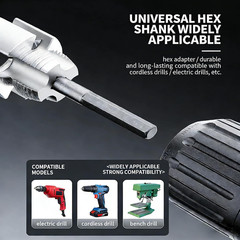 3PCS Integrated Pvc Pipe Threader Tool &ndash; 1/2&Prime; & 3/4&Prime; & 1&Prime; Dual-Function Internal