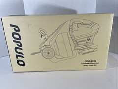 Populo CDAL-2004 Cordless Drain Auger Kit 20V Max &ndash; 25ft Cable
