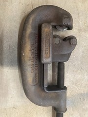 Vintage Heavy Duty Ridgid # 2 Steel Pipe Cutter ⅛&rdquo; -2&rdquo;&nbsp;Made USA Ridge Tool Co