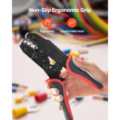 Uimoso Ratcheting Wire Crimper Tool 22-10 AWG for Electrical Connectors