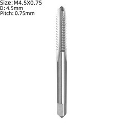M4.5&times;0.75mm Machine Thread Tap And Round Die Set Right Hand Tapping Tool