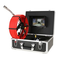 7inch Sewer Drain Pipe Inspection Video Camera DVR 16GB Industrial Endoscope 30M