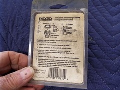RIDGID 37830 3/4&Prime; NPT PIPE THREADER DIE SET FOR OO-R 11-R 12-R THREADER NEW