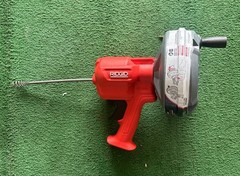*NEW* RIDGID EZ SPIN DRAIN SNAKE CLEANING 1/4 in. x 25 ft. WITH CLEAN HANDS