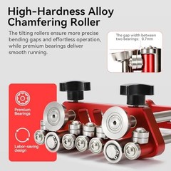 Sheet Metal Roller Bender 2 Station 0-100&deg; for Roofing Fabrication 7in