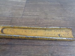 Vintage LAWSON Offset Steel Pipe Wrench 14&Prime; Shortened
