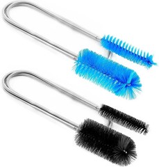 2 Pcs Flexible Drain Pipe Cleaning Brush, 36&Prime; Extra Long Double Ended Nylon Bris
