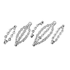 Flexshaft Drain Cleaning, 1-1/2 In. Single Carbide Tipped Chain Knocker and Head