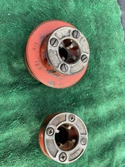 Ridgid Model 12-R, 1 1/2&Prime; NPT Die Head & 3/4&rdquo; Die Head
