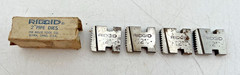 RIDGE TOOL CO RIDGID 2&Prime; PIPE THREADING DIES SET OF 4 NEW W/SURFACE RUST