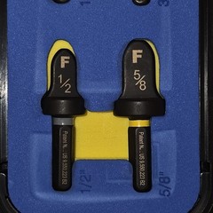 SPIN F4000 4-Piece Drill Bit Flaring Set 1/4, 3/8, 1/2, 5/8-Inch
