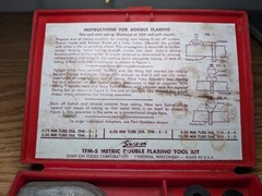 Snap-On TFM-5 Metric Double Flaring Tool Kit &ndash; USA &ndash; USED