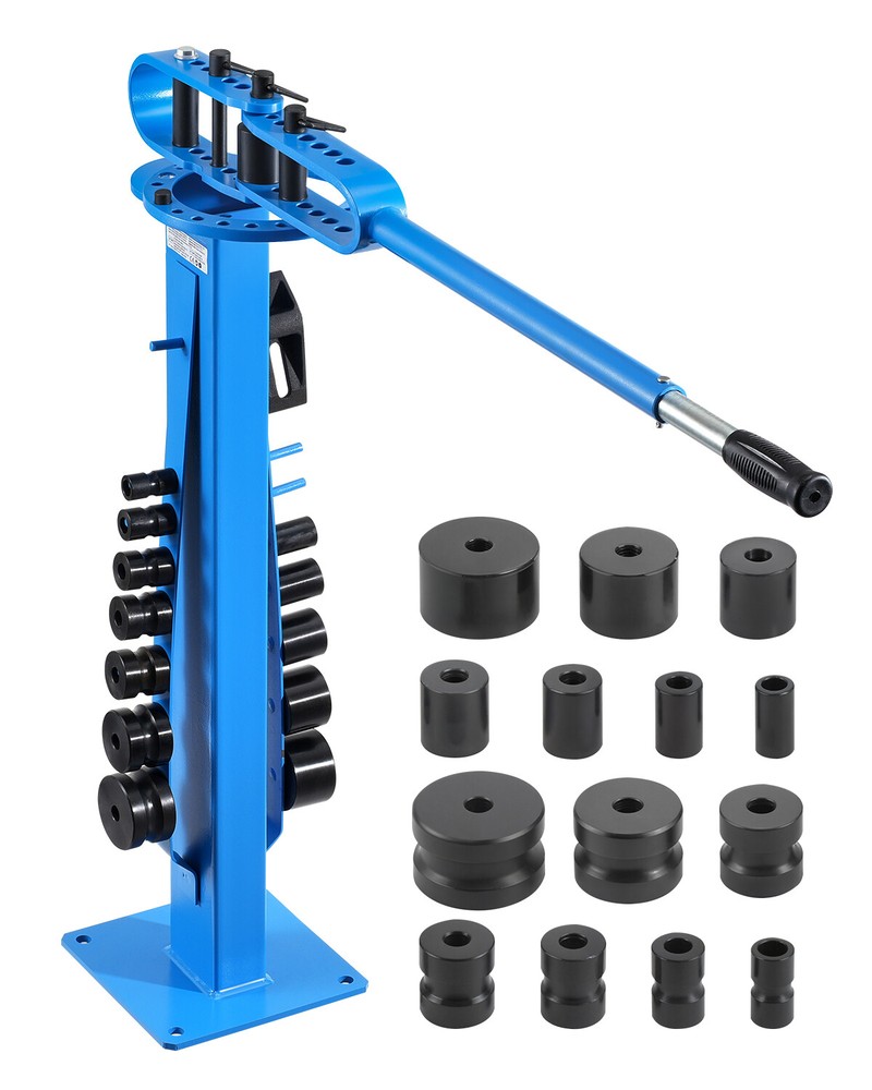 Manual Pipe Bender Max 2&Prime; O.D. Pipe Tube Bending Tool with 14 Bending Dies