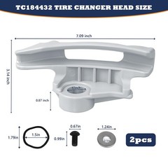 Replacement Duck Head/Duck Bill Nylon Mount 2Pack Grey Part# 8184432/TC184432