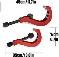 Pipe Tubing Cutter Tool 2&Prime; to 4-3/4&Prime; Outer Diameter for Cutting PVC PPR PE Pipe