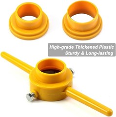 6Pcs PVC Thread Maker Tool Pipe Threader Plumbing Tool Kit Plastic Pipe Round&hellip;
