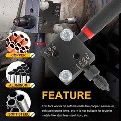 33260 Single/Double Flaring Tools Kit for 3/16&Prime; and 1/4&Prime; Tubing on Most Vehicles