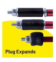 Jet Swet 6100 Kit &ndash; Sizes 1/2&Prime; through 2&Prime; Jet Swets (6 Tools) with PVC Heavy &hellip;