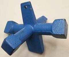 Jones Stephens J40042 6-Way Countersunk Plug Wrench Blue