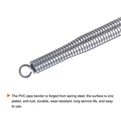 2pcs PVC Pipe Bending Spring 13.2mm OD 550mm Tube Bending Spring Pipe Bender