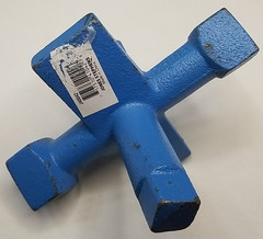 Jones Stephens J40042 6-Way Countersunk Plug Wrench Blue