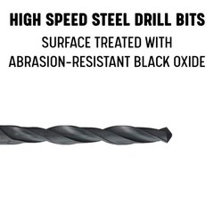 3/4 Carbon Steel NPT Pipe Tap and 59/64 High Speed Steel Drill Bit Set (2-Piece)