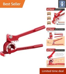 High Precision 3-in-1 Tubing Bender with Non-Slip Handle for 1/4