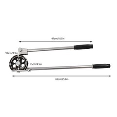0-180&deg; Adjustable 5/8in Tube Bender, Alloy & 45# Steel, for Copper Aluminum