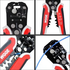 WG-014 Automatic Wire Stripper Tool for AWG 10-24, 3 in 1 with Cutters & Crimper