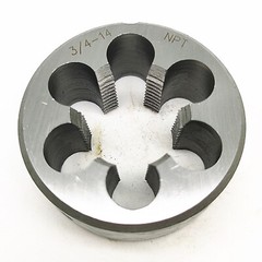 New 1pc HSS 1/2&Prime; &ndash; 14 NPT Taper Pipe Die 1/2 &ndash; 14 TPI