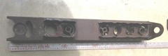 Vintage REED No. 82 Ratchet Pipe Threader Set w/ 6 Dies & Rack USA 27&Prime;