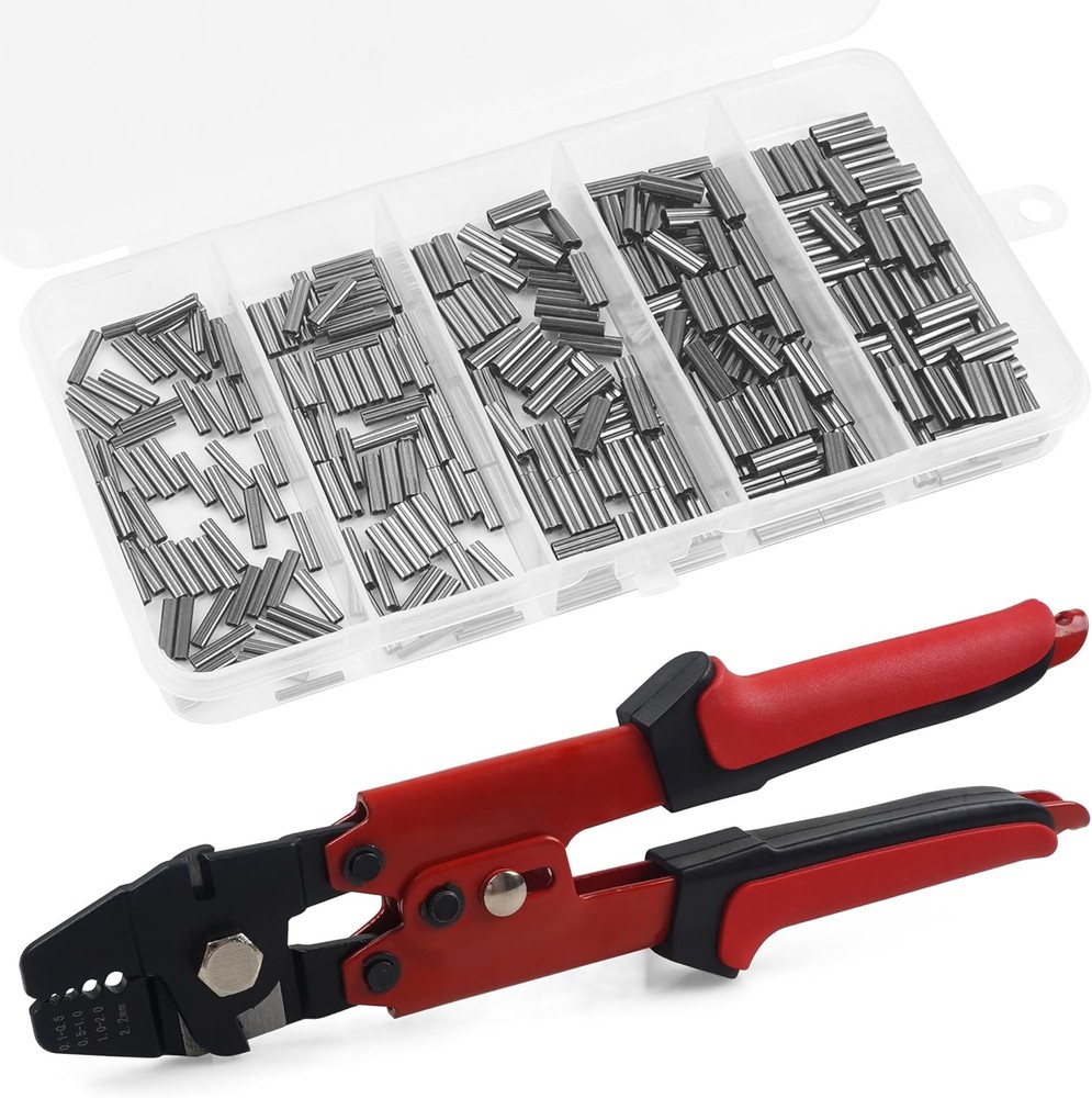 Fishing Crimping Tool Kit Wire Crimping Tool Stainless Steel Fishing Crimping Pl