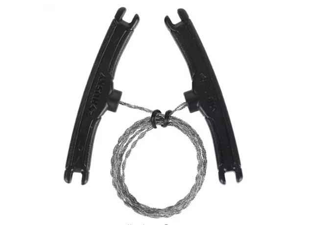 PVC Cable Saw for 1/2 In. &ndash; 4 In. Pipes Braided Stainless Steel Multi-Wire Tool