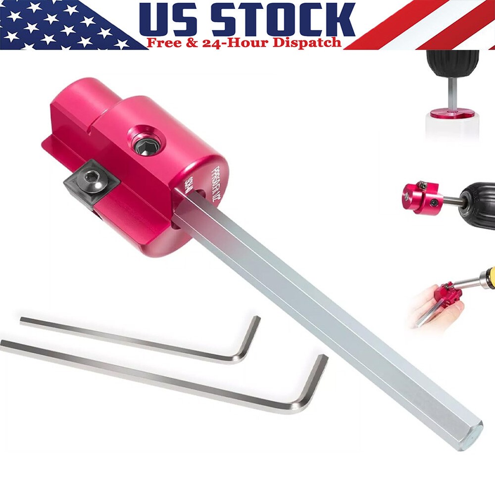 Premium 1/2&rdquo; PVC Pipe Reamer with 1/4&Prime; Hex Shaft, Plastic Pipe Fitting Reamer