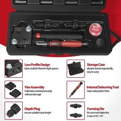 Low Profile Brake Flaring Tool Kit-Single/Double Flaring Tool 3/16&rdquo;,1/4&rdquo;,4.75