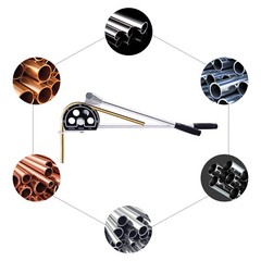 3/4&Prime; Ratcheting Pipe Tube Bender HVAC Refrigeration Tool Aluminum Copper Pipe CE