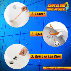 FlexiSnake Drain Weasel Plastic Drain snake