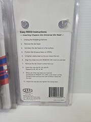 REED UHN 1-2 UNIVERSAL Pipe DIE &ndash; NPT HS STEEL 1&Prime;-2&Prime;NPT Item Code 05820 (New).