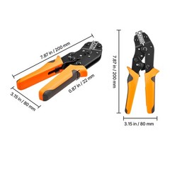 Uimoso Ratcheting Wire Crimper Tool 24-12 AWG for Electrical Connections